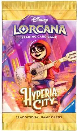 Disney Lorcana Trading Card Game Hyperia City Booster Pack [12 Cards]