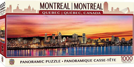 Puzzle panoramique de 1000 pièces - Vue de Montréal