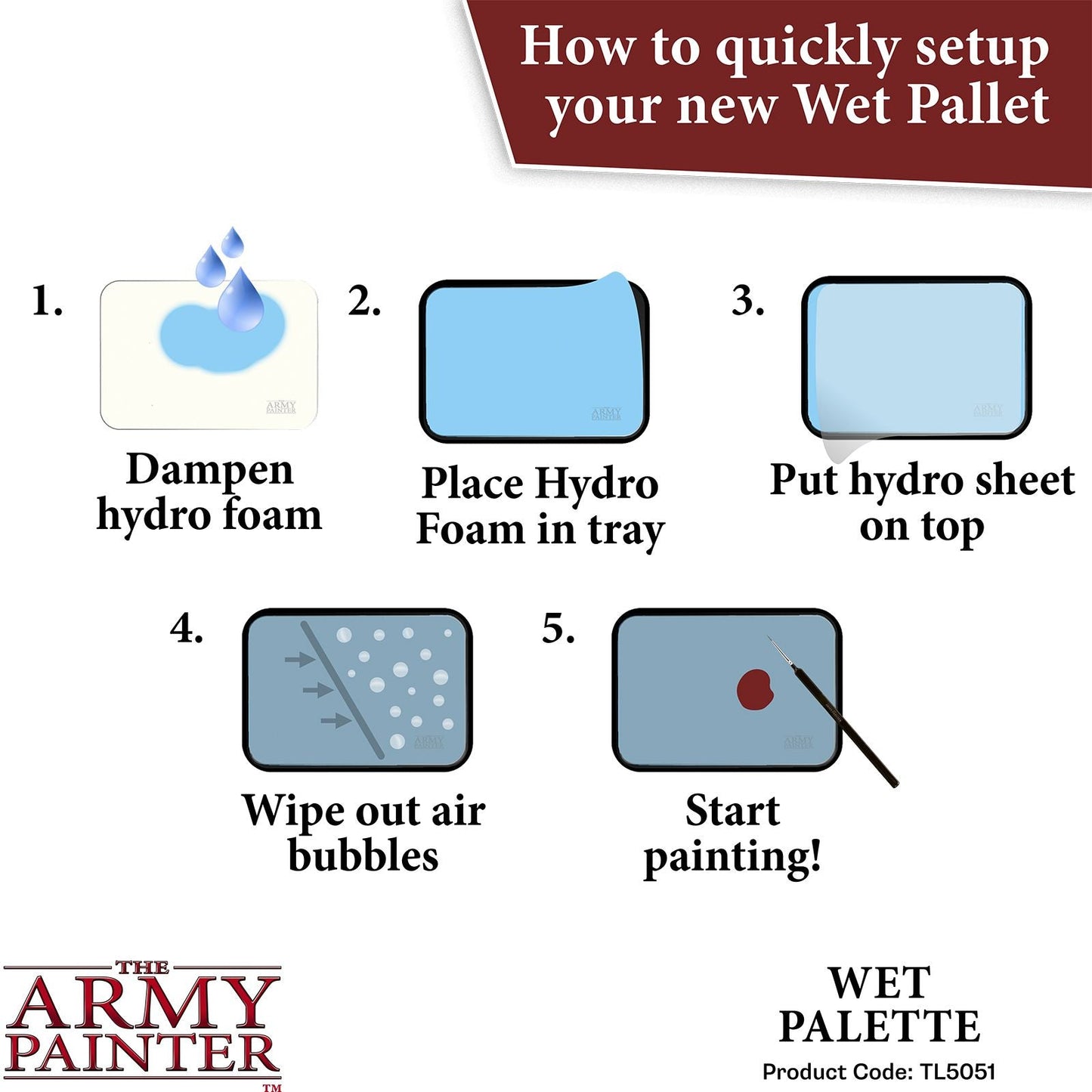 ARMY PAINTER  -  WET PALETTE