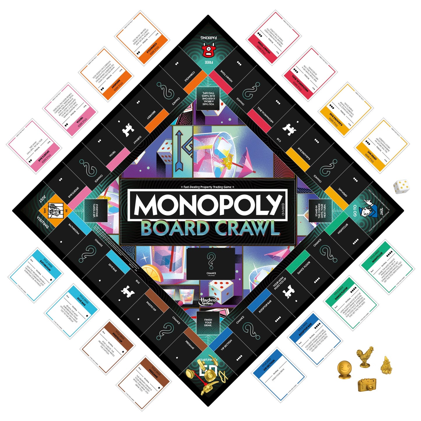 MONOPOLY BOARD CRAWL