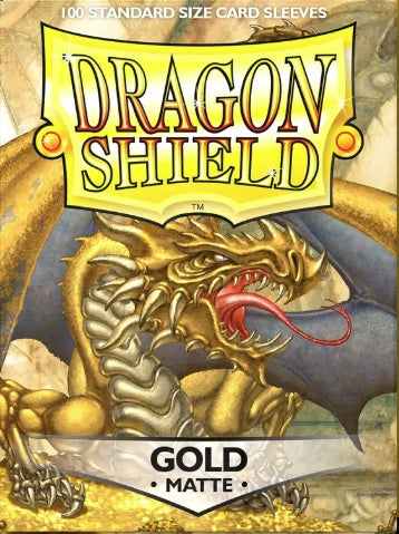 DRAGON SHIELD SLEEVES GOLD 100CT