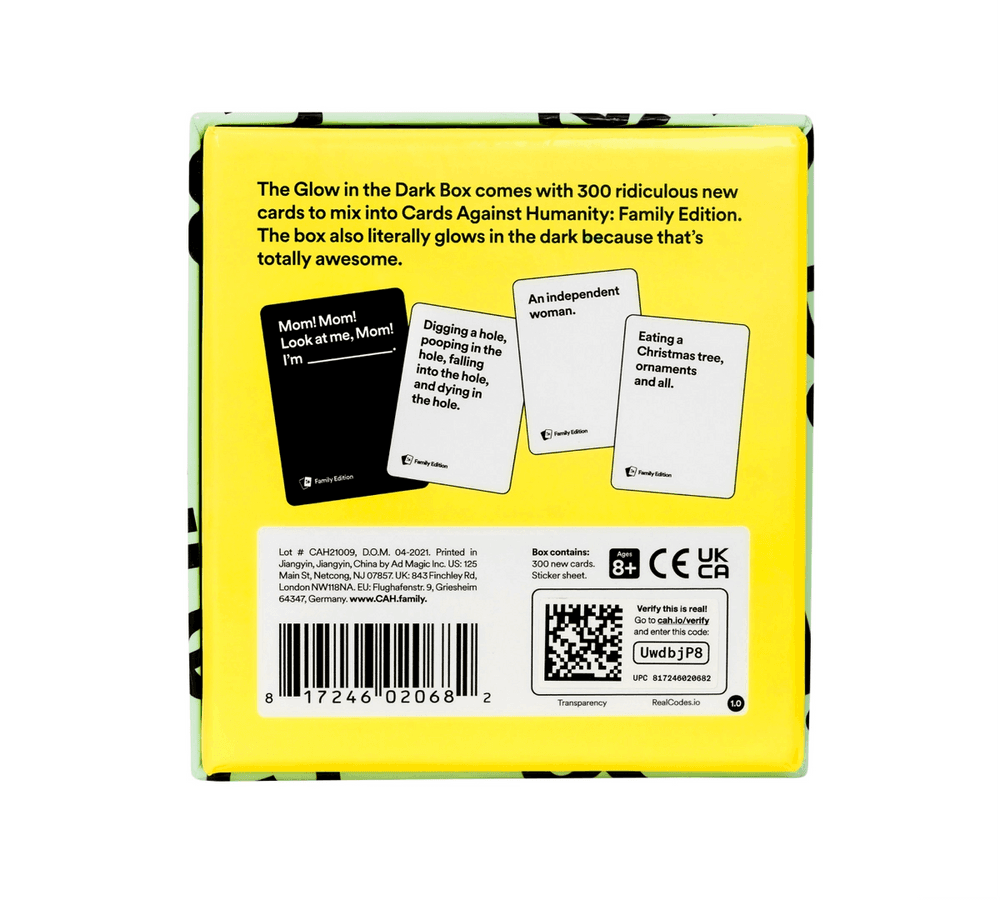 Cards Against Humanity (Family Edition Fx1 Glow)