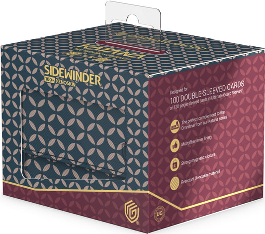 UG DECK CASE SIDEWINDER 100+ SHOGUN'S JOURNEY II SHIPPOU (BLUE/DARK RED) (12)