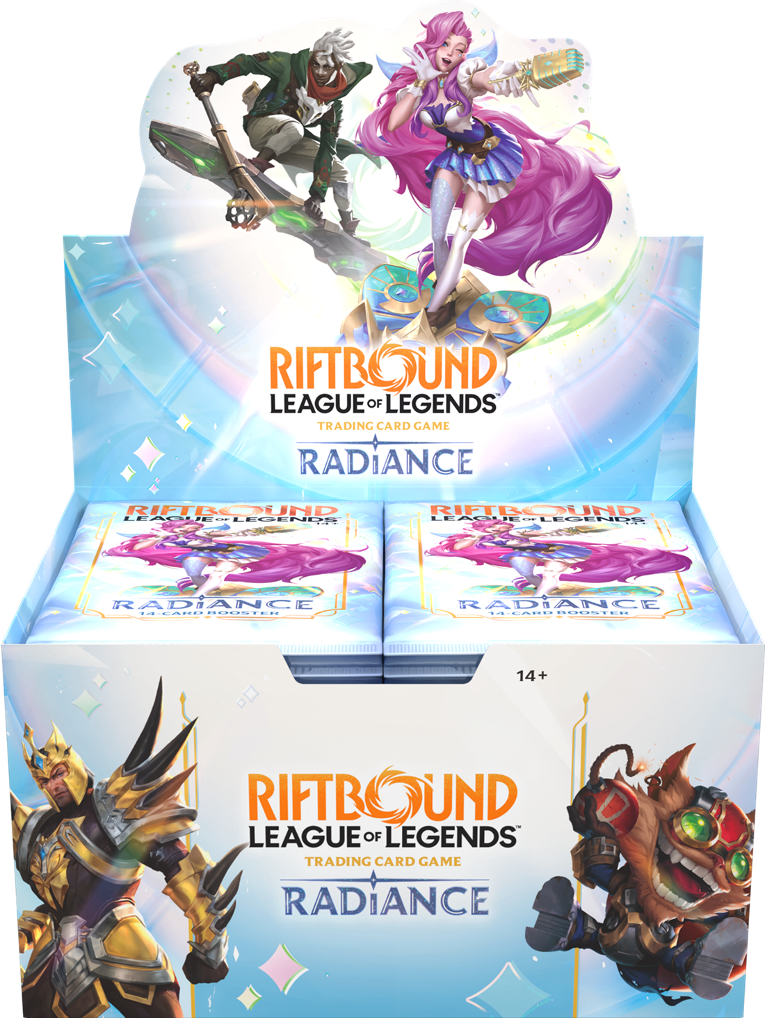 RIFTBOUND LEAGUE OF LEGENDS TCG RADIANCE BOOSTER DISPLAY (pre-order) Release Date:  2026-10-23