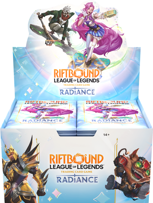 RIFTBOUND LEAGUE OF LEGENDS TCG RADIANCE BOOSTER DISPLAY (pre-order) Release Date:  2026-10-23