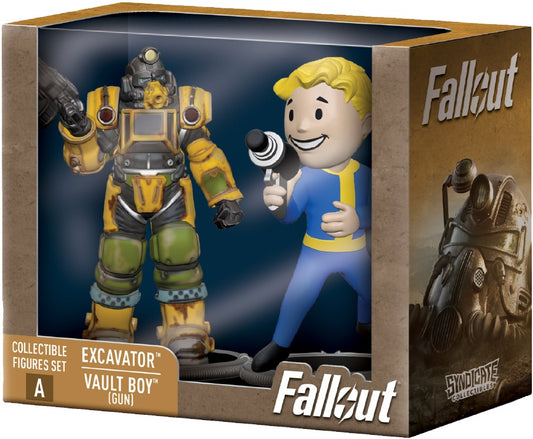FALLOUT EXCAVATOR & VAULT BOY (GUN)