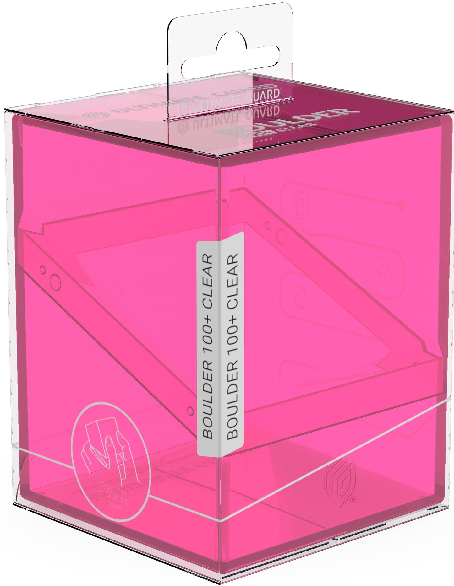 UG DECK CASE BOULDER 100+ CLEAR RHODONITE (24)