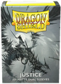 DRAGON SHIELD SLEEVES DUAL MATTE JUSTICE 100CT