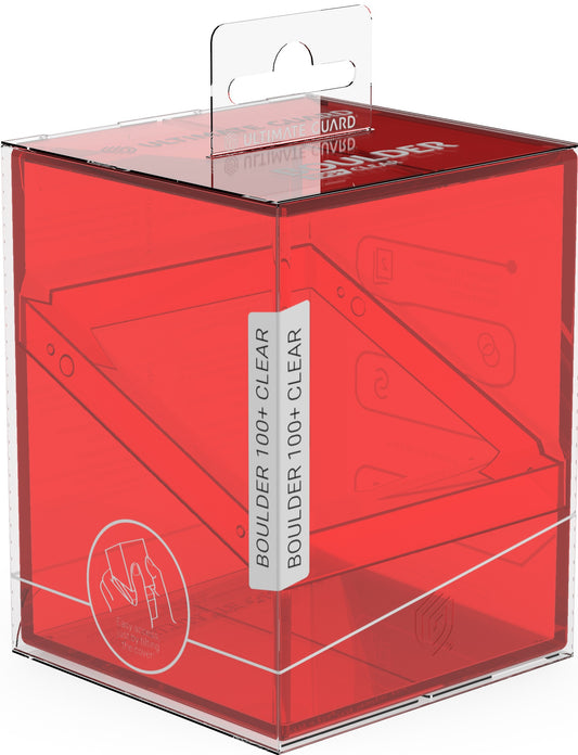 UG DECK CASE BOULDER 100+ CLEAR RUBY (24)