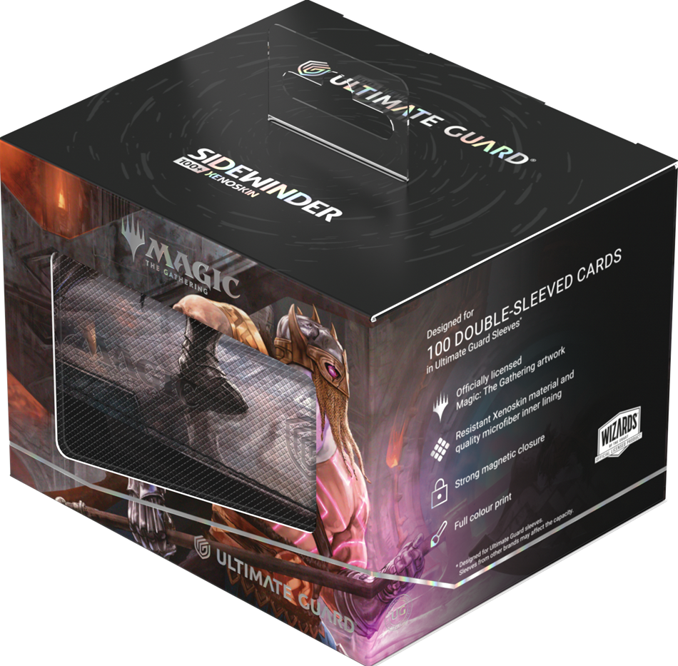 UG DECK CASE SIDEWINDER 100+ XENOSKIN MTG REALITY FRACTURE - GREEN RARE