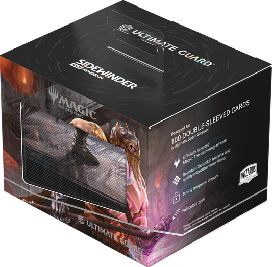 UG DECK CASE SIDEWINDER 100+ XENOSKIN MTG REALITY FRACTURE - GREEN RARE