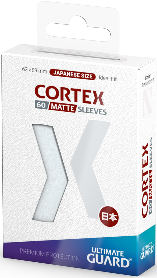 UG SLEEVES CORTEX JAPANESE SIZE MATTE TRANSPARENT