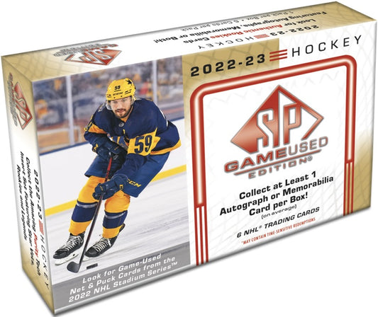 UD SP GAME USED HOCKEY 22/23