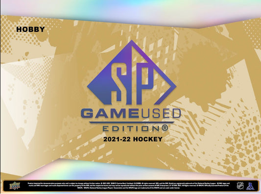 UD SP GAME USED HOCKEY 21/22