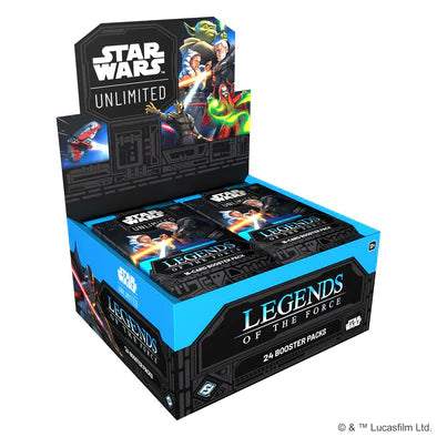 Star Wars Unlimited Legends Of The Force Draft Booster Box & Pack