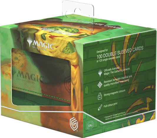 UG DECK CASE SIDEWINDER 100+ XENOSKIN MTG TEENAGE MUTANT NINJA TURTLES - FOREST