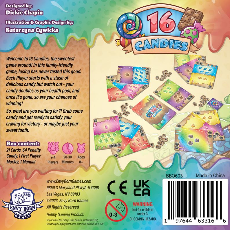 16 CANDIES