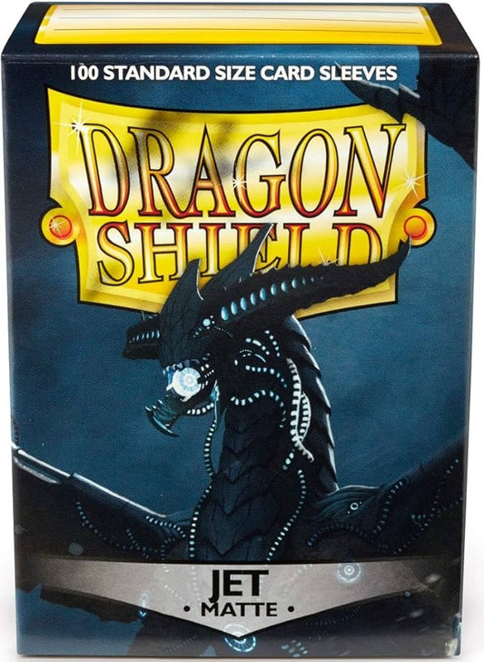 DRAGON SHIELD SLEEVES JET 100CT