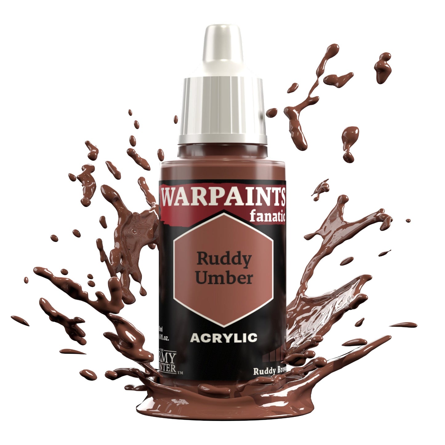 WARPAINTS: FANATIC ACRYLIC RUDDY UMBER