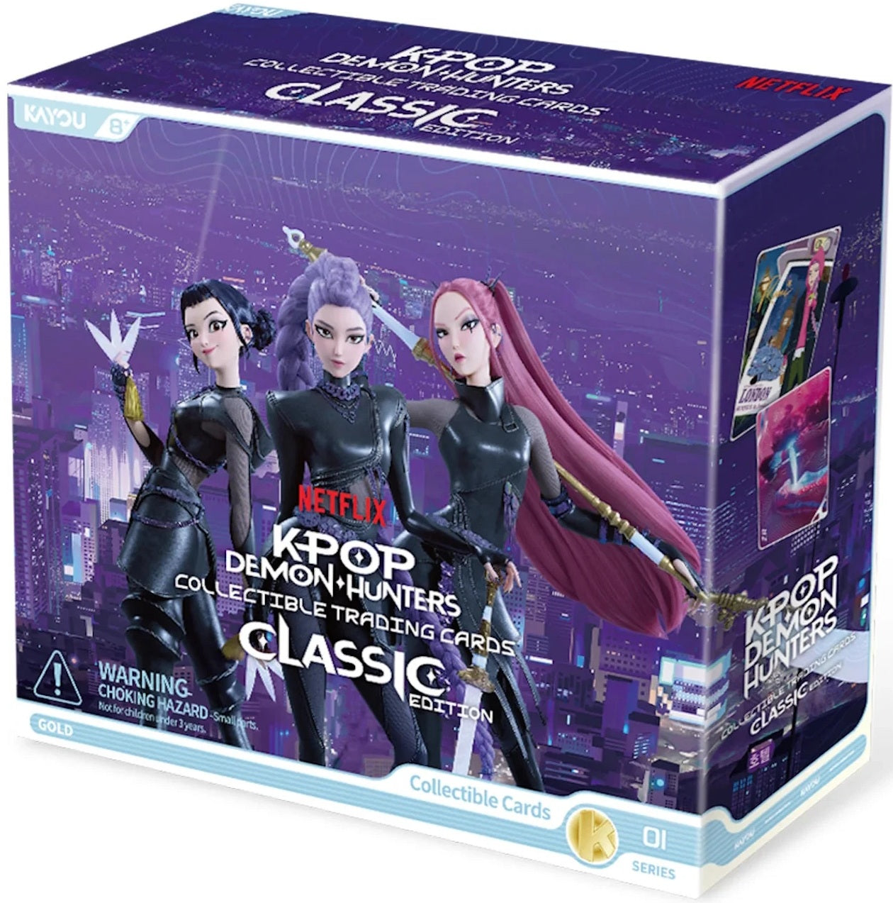 KPOP DEMON HUNTERS COLLECTIBLE CARDS CLASSIC EDITION SERIES 1 DISPLAY