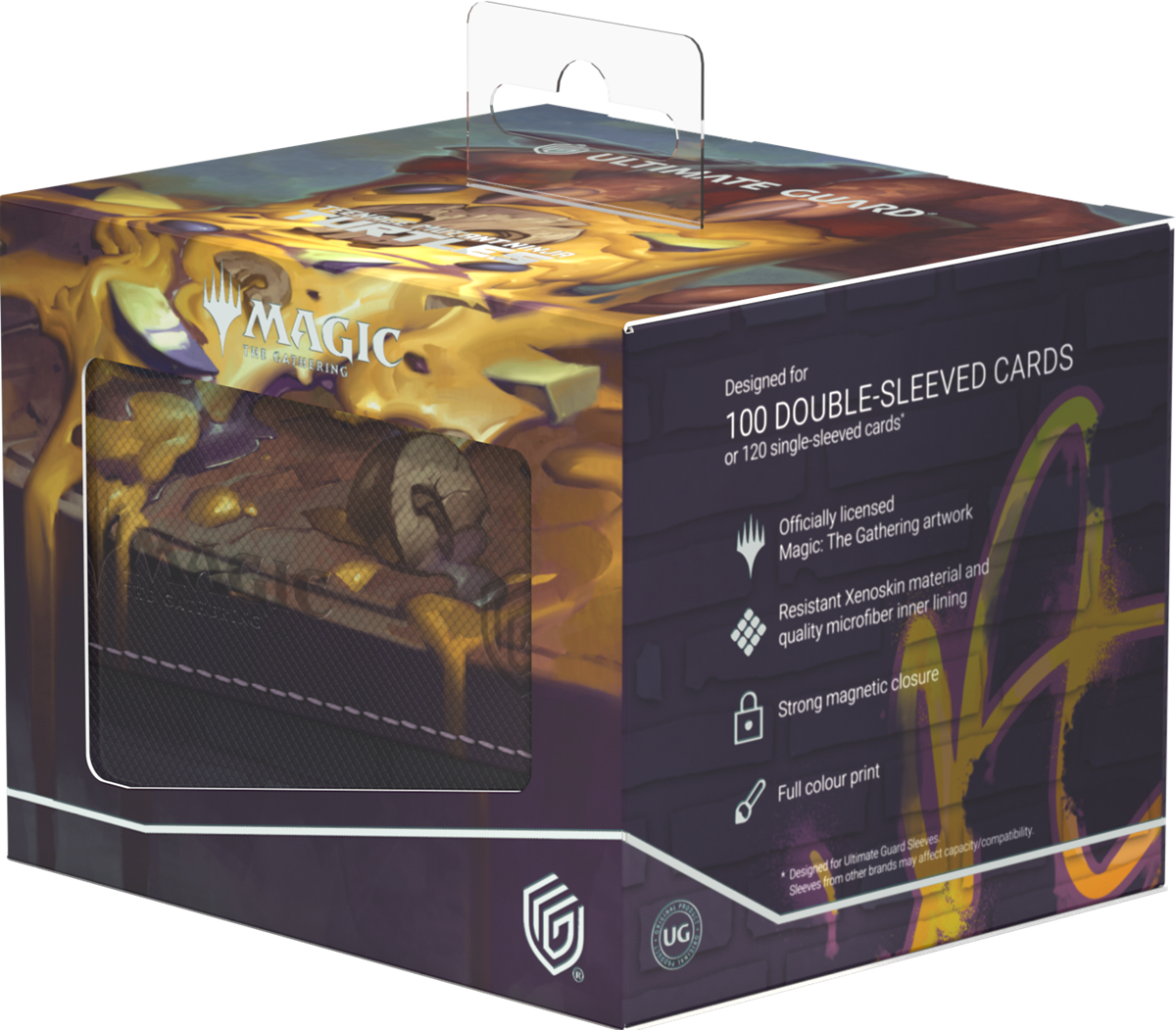 UG DECK CASE SIDEWINDER 100+ XENOSKIN MTG TEENAGE MUTANT NINJA TURTLES - SWAMP