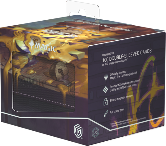 UG DECK CASE SIDEWINDER 100+ XENOSKIN MTG TEENAGE MUTANT NINJA TURTLES - SWAMP