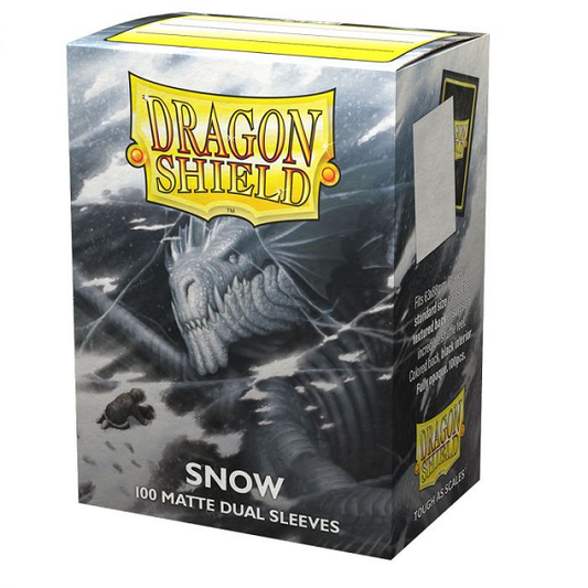 DRAGON SHIELD SLEEVES SNOW 100CT