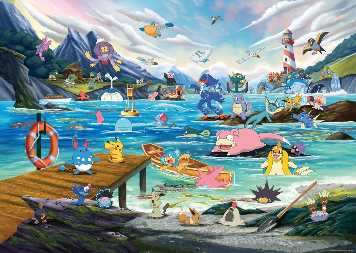 POKEMON BREAKOUT #3 (VAPOREON, MARINE) 1000 PIECE PUZZLE