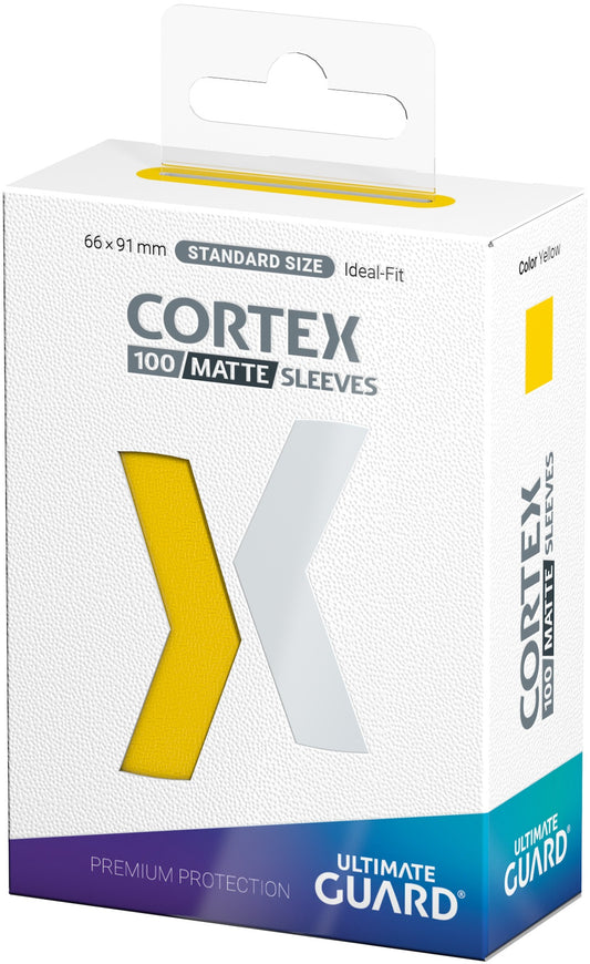 UG SLEEVES CORTEX STANDARD MATTE YELLOW 100CT (60)