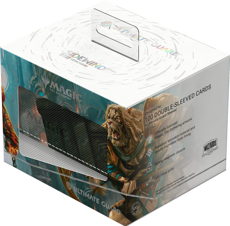 UG DECK CASE SIDEWINDER 100+ XENOSKIN MTG REALITY FRACTURE - WHITE MYTHIC