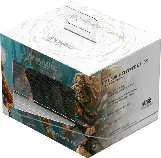 UG DECK CASE SIDEWINDER 100+ XENOSKIN MTG REALITY FRACTURE - WHITE MYTHIC