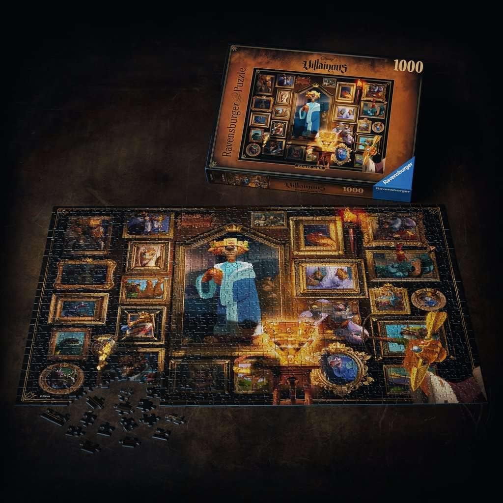 DISNEY VILLAINOUS: PRINCE JOHN 1000PC PUZZLE