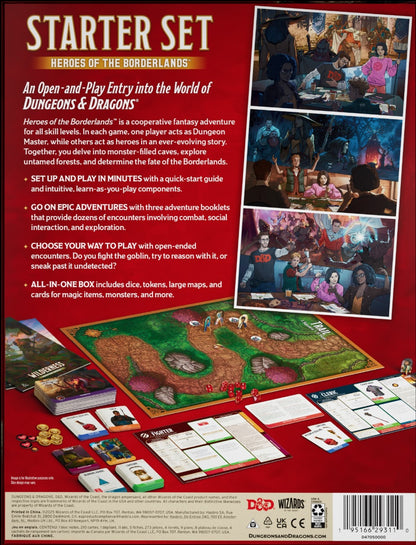 DND RPG 2024 STARTER SET HEROES OF THE BORDERLANDS