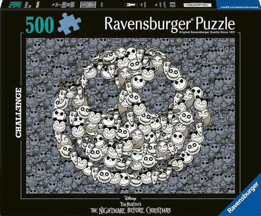 THE NIGHTMARE BEFORE CHRISTMAS 500 PIECE CHALLENGE