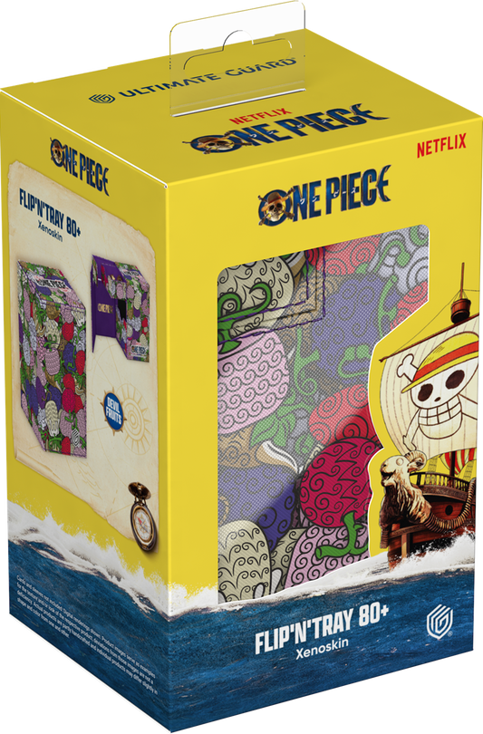 UG FLIP N TRAY DECK CASE XENOSKIN 80+ ONE PIECE - DEVIL FRUITS PATTERN