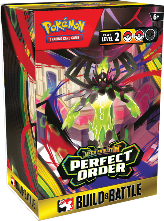 POKEMON ME03 PERFECT ORDER BUILD & BATTLE BOX DISPLAY