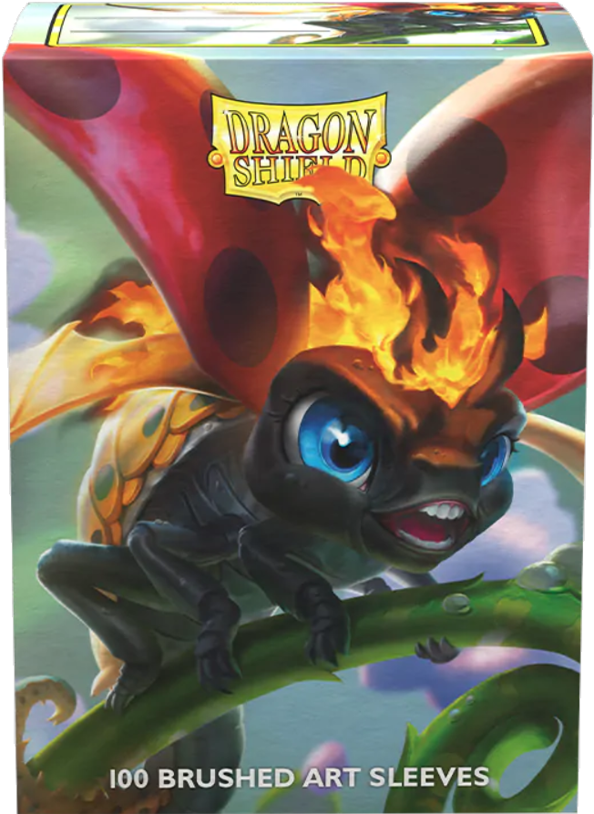 DRAGON SHIELD SLEEVES BURNBUG 100CT