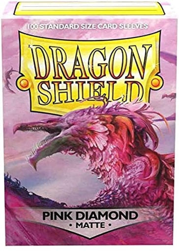 DRAGON SHIELD SLEEVES PINK DIAMOND 100CT