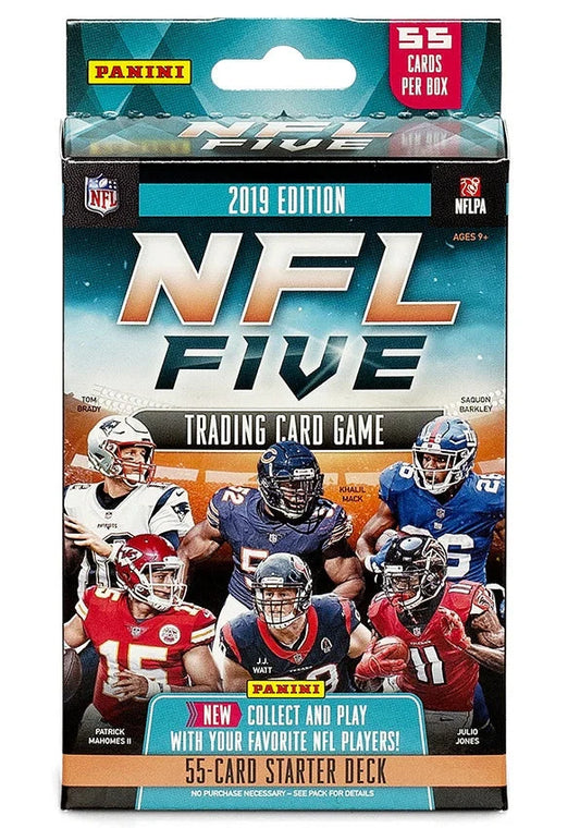 2019 NFL FIVE Trading Card Game Hanger Box (55 Cards)