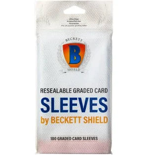 BECKETT SHIELD SLEEVES GRADED 100CT