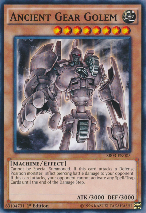 Ancient Gear Golem [SR03-EN005] Common