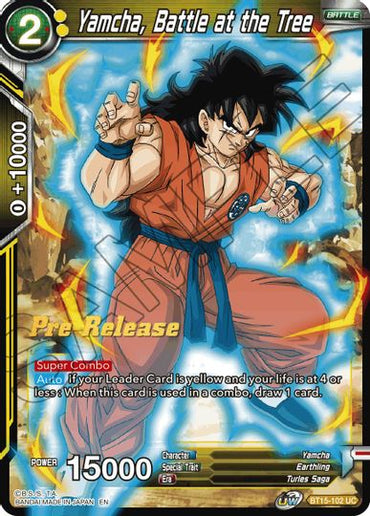 Yamcha, Battle at the Tree (BT15-102) [Saiyan Showdown Prerelease Promos]