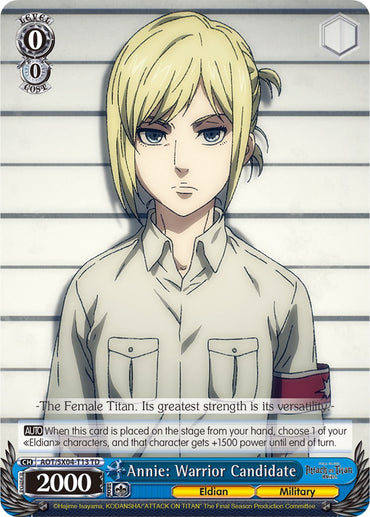 Annie: Warrior Candidate [Attack On Titan: Final Season]