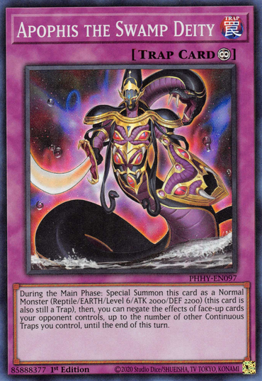 Apophis the Swamp Deity [PHHY-EN097] Super Rare