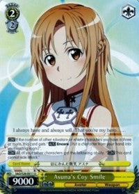 Asuna's Coy Smile (SAO/S26-E011 U) [Sword Art Online Vol.2]