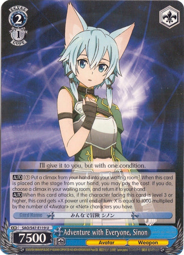 Adventure with Everyone, Sinon (SAO/S47-E119 U) [Sword Art Online Re: Edit]