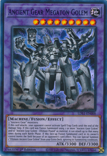 Ancient Gear Megaton Golem (Purple) [LDS1-EN088] Ultra Rare