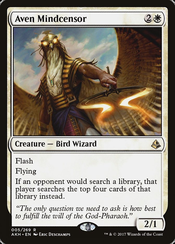 Aven Mindcensor [Amonkhet]