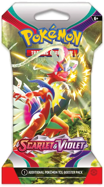 POKÉMON TCG: SCARLET & VIOLET SLEEVED BOOSTER PACK (10 CARDS)