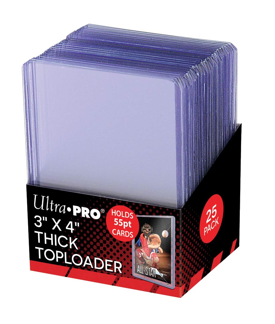 Ultra PRO: Toploader - 3" x 4" (25ct - 55pt)
